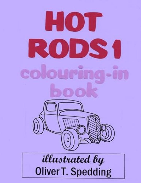 Hot Rods 1 Colouring-In Book-..