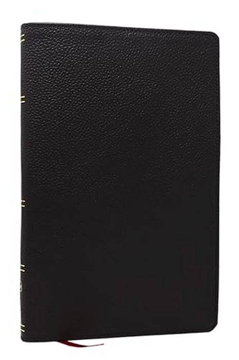 Nkjv, Personal Size New Testament, Black Genuine Leather, Red Letter, Comfort Print-..
