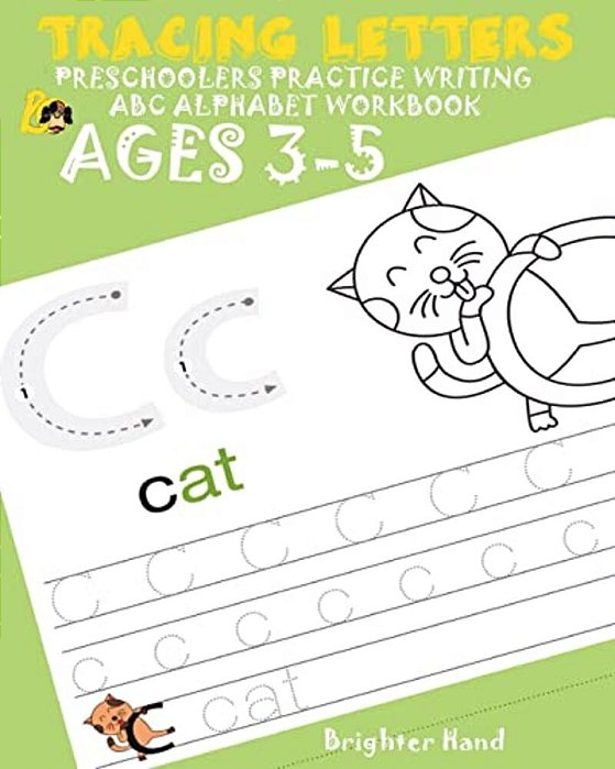 Tracing Letter Preschoolers*practice Writing Abc Alphabet*workbook Kids Ages 3-5: Large Print(lower Case)*-..