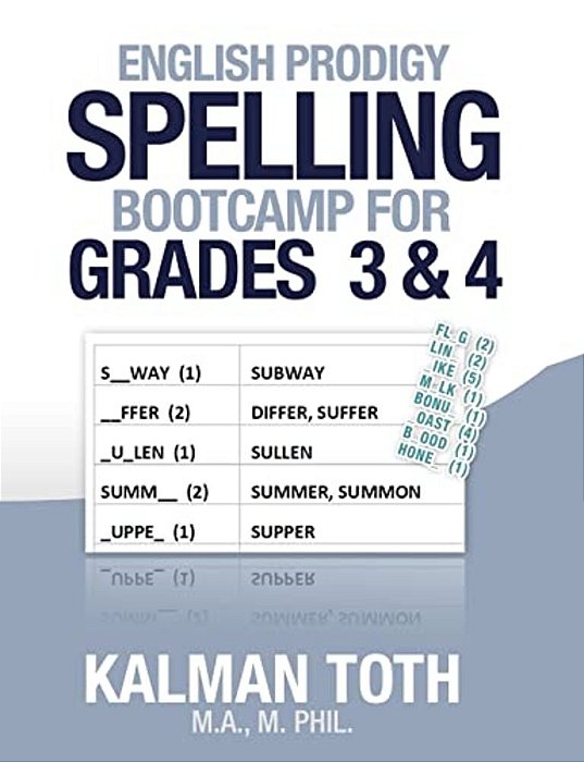 English Prodigy Spelling Bootcamp For Grades 3 & 4-..