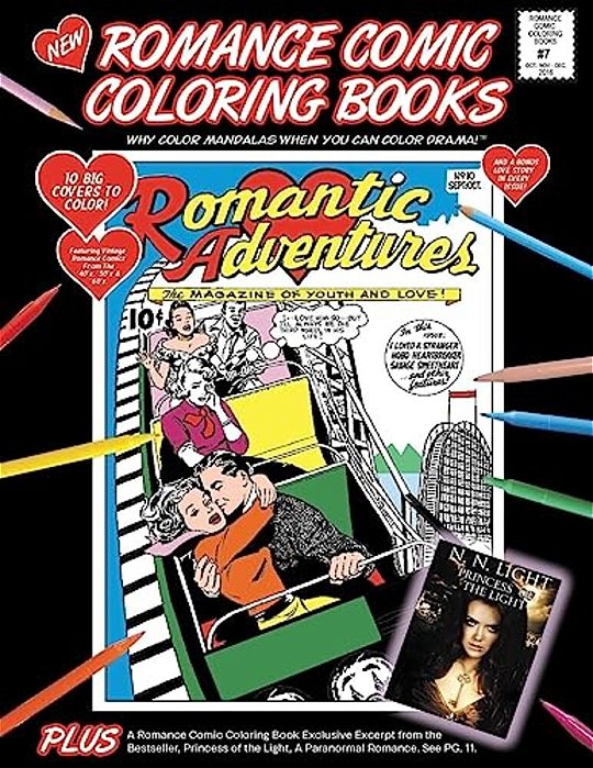 Romance Comic Coloring Book #7-..