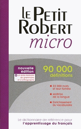 Dictionnarire Le Petit Robert Micro - Nouvell Edition-..