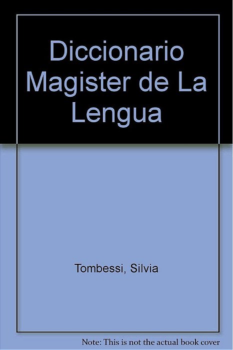 Diccionario Magister De La Lengua Española-..