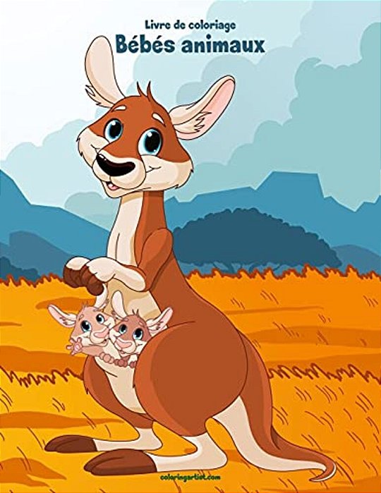 Livre De Coloriage Bébés Animaux 2-..
