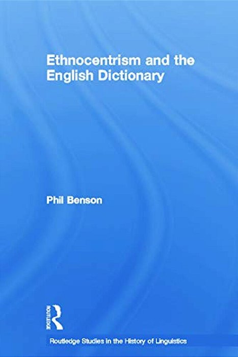 Ethnocentrism And The English Dictionary-..