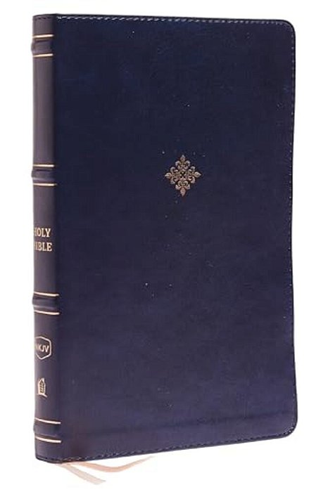 Nkjv, Thinline Bible, Leathersoft, Navy, Red Letter Edition, Comfort Print: Holy Bible, New King James Version-..