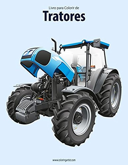 Livro Para Colorir De Tratores 1-..