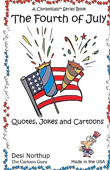 4Th Of July: Jokes & Cartoons In Black And White-..