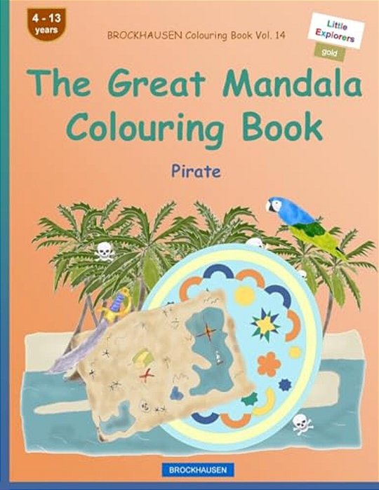 Brockhausen Colouring Book Vol. 14 - The Great Mandala Colouring Book: Pirate-..