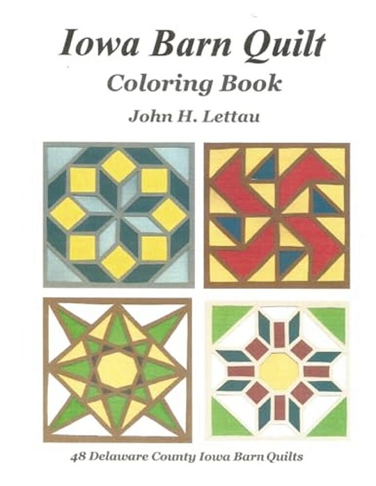 Iowa Barn Quilt Coloring Book-..