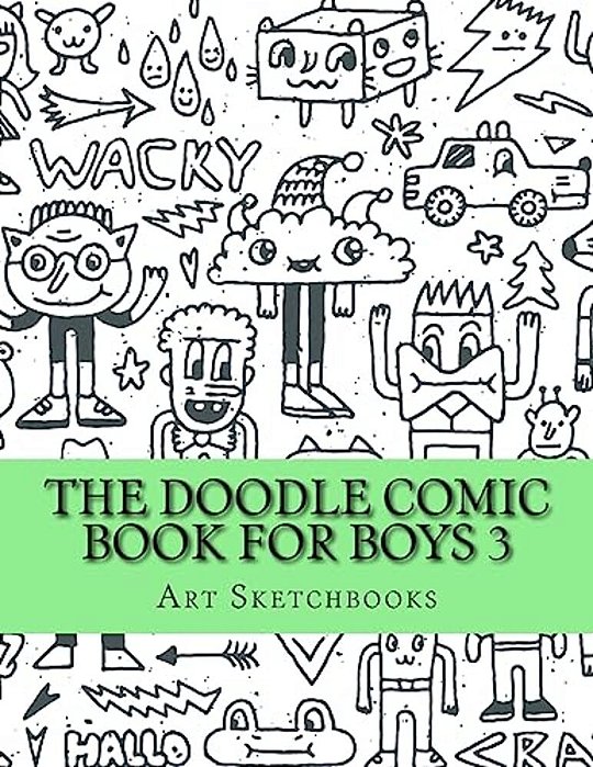 The Doodle Comic Book For Boys 3-..