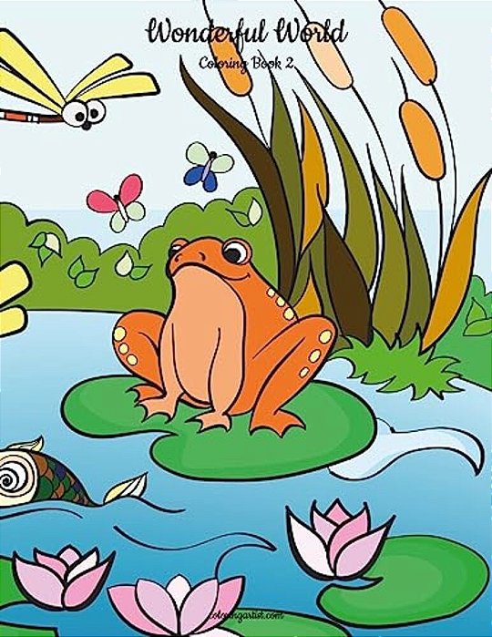 Wonderful World Coloring Book 2-..