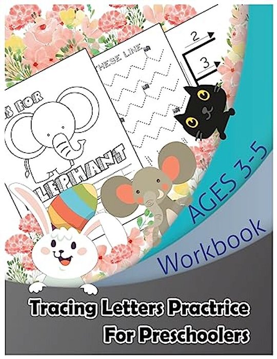 Alphabet Tracing Paper Handwriting Practice For Kids Preschool Ages 3-5: A-z Animal Coloring & Track These Line: Large Size 8.5X11" 116Pages Schools &-..