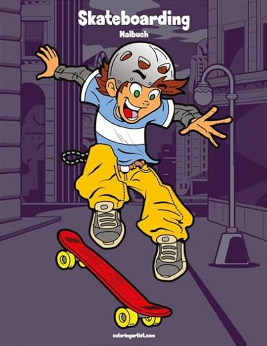 Skateboarding-Malbuch 1-..