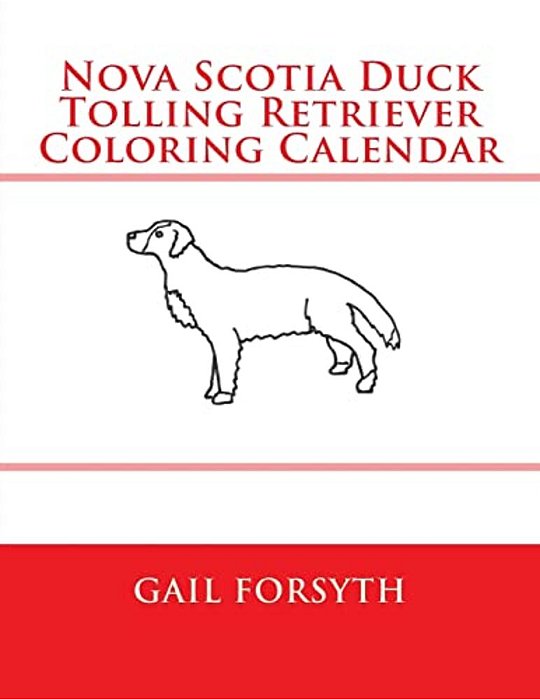 Nova Scotia Duck Tolling Retriever Coloring Calendar-..
