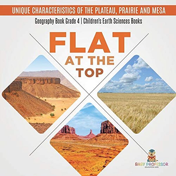 Flat At The Top: Unique Characteristics Of The Plateau, Prairie And Mesa Geography Book Grade 4 Children's Earth Sciences Books-..