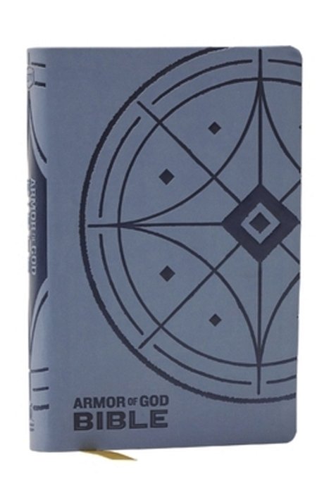 Kjv Armor Of God Bible, Blue/Gray Leathersoft (Children's Bible, Red Letter, Comfort Print, Holy Bible): King James Version-..