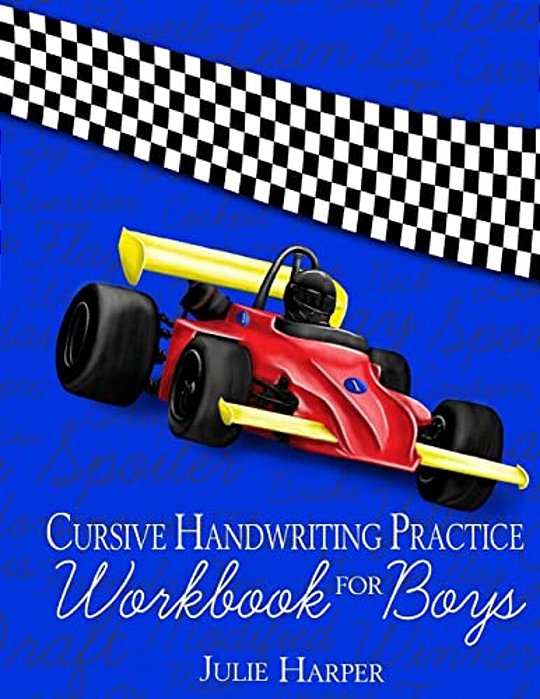 Cursive Handwriting Practice Workbook For Boys-..
