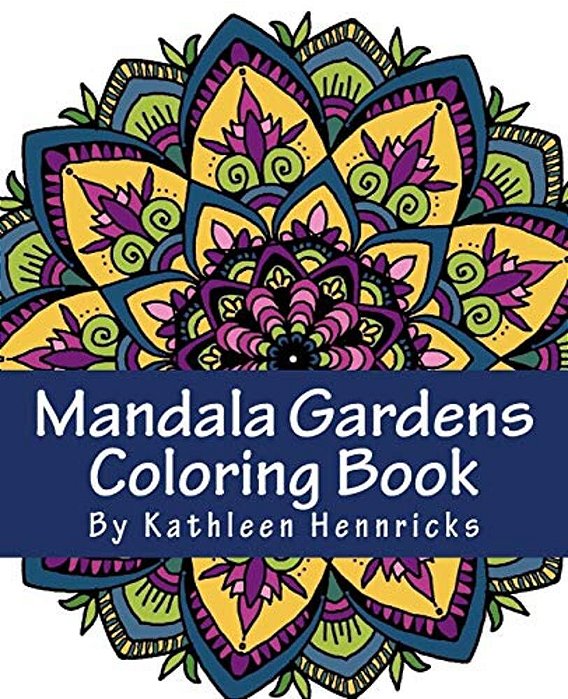 Mandala Gardens Coloring Book-..