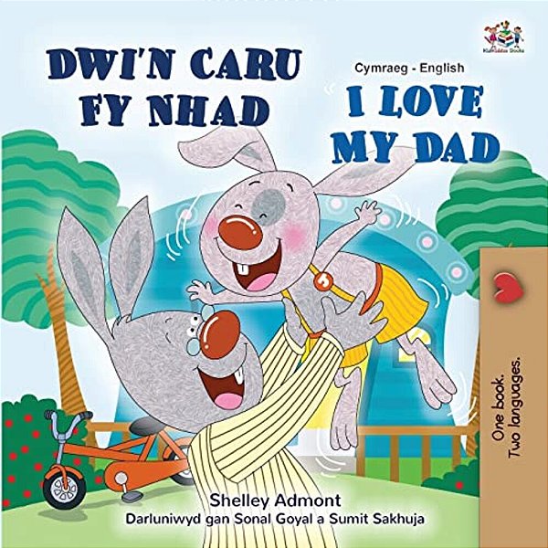 I Love My Dad (Welsh English Bilingual Book For Kids)-..