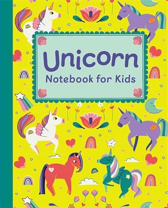 Unicorn Notebook For Kids: Featuring Cute Unicorn Art And Lined, Blank, Graphed And Bulleted Pages Perfect For Journaling And Doodling!-..