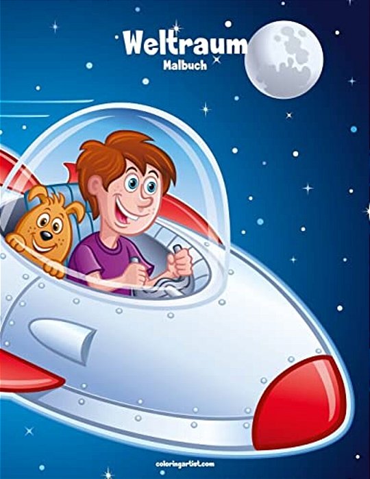 Weltraum-Malbuch 1-..