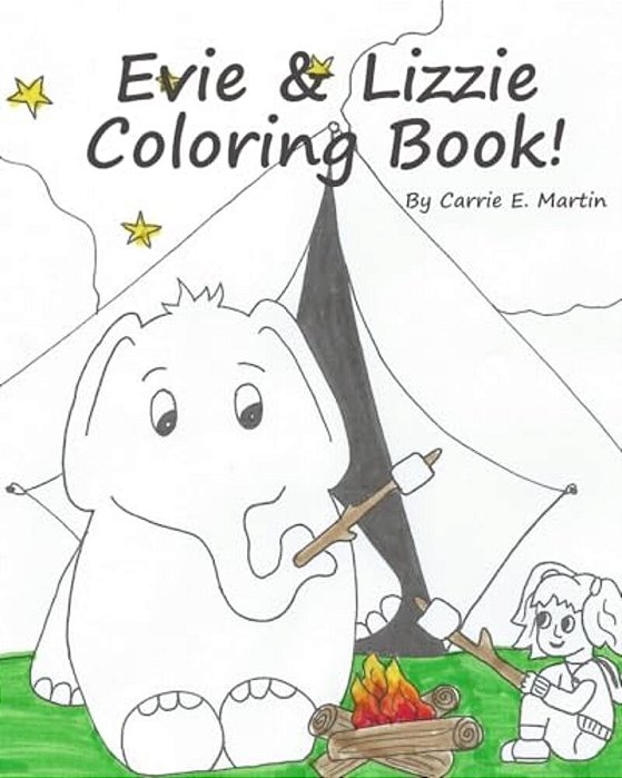 Evie & Lizzie Coloring Book!-..