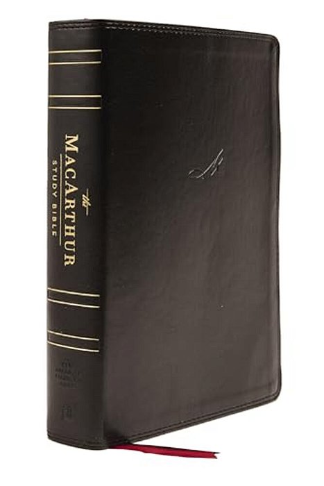 Nasb, Macarthur Study Bible, 2ND Edition, Leathersoft, Black, Thumb Indexed, Comfort Print: Unleashing God's Truth One Verse At A Time-..