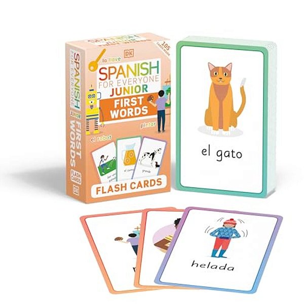 Spanish For Everyone Junior First Words Flash Cards-..