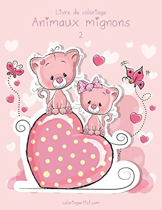Livre De Coloriage Animaux Mignons 2-..