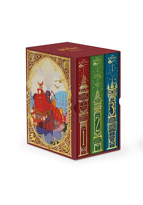 Harry Potter 1-3 Box Set - Minalima Editions-..
