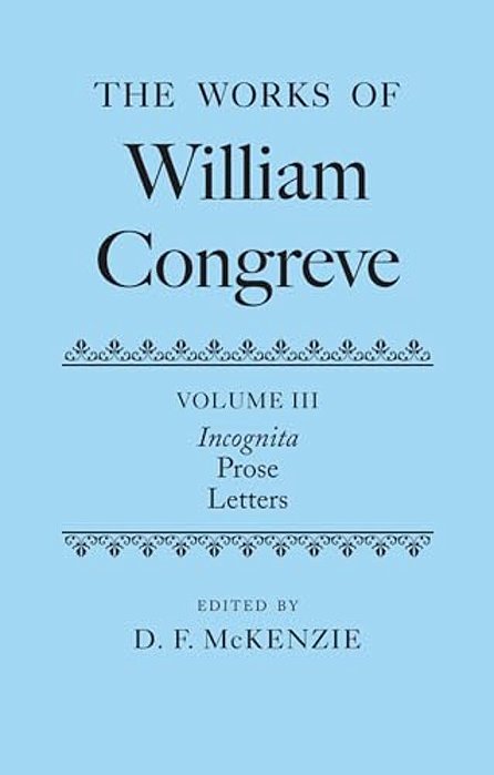 Works Of William Congreve Vol 3 C-..