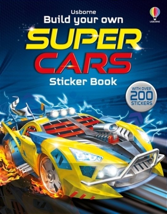 Build Your Own Supercars Sticker Book-..