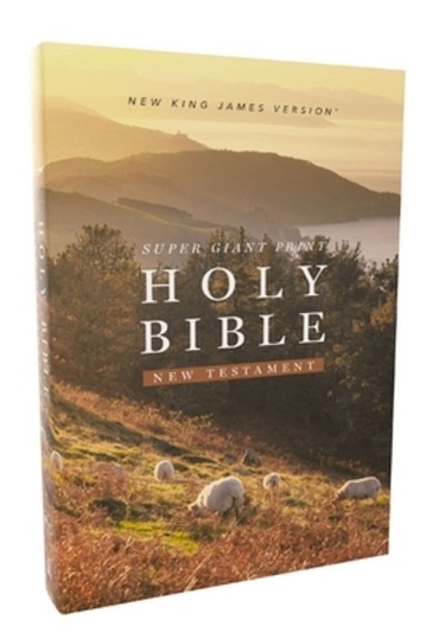 Nkjv Super Giant Print New Testament, Softcover, Red Letter, Comfort Print-..