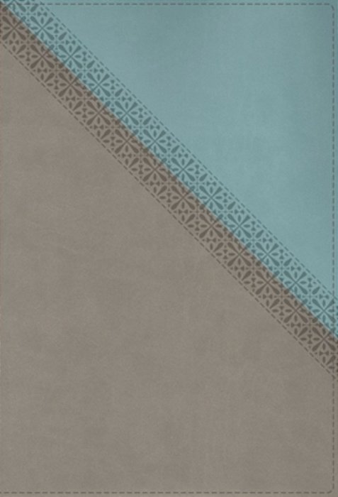 Niv Application Bible, Leathersoft, Teal/Grey, Red Letter, Thumb Indexed, Comfort Print: Bringing The Ancient Message Of The Bible Into Your World-..