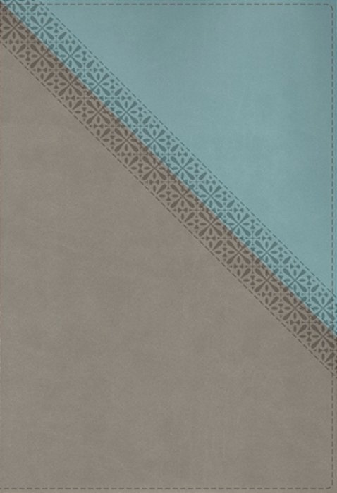 Niv Application Bible, Leathersoft, Teal/Grey, Red Letter, Thumb Indexed, Comfort Print: Bringing The Ancient Message Of The Bible Into Your World-..