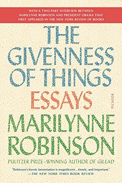 The Givenness Of Things-..