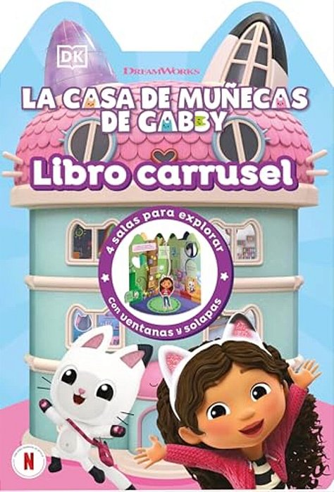 La Casa De Munecas De Gabby (Gabby's Dollhouse Playbook): Libro Carrusel-..