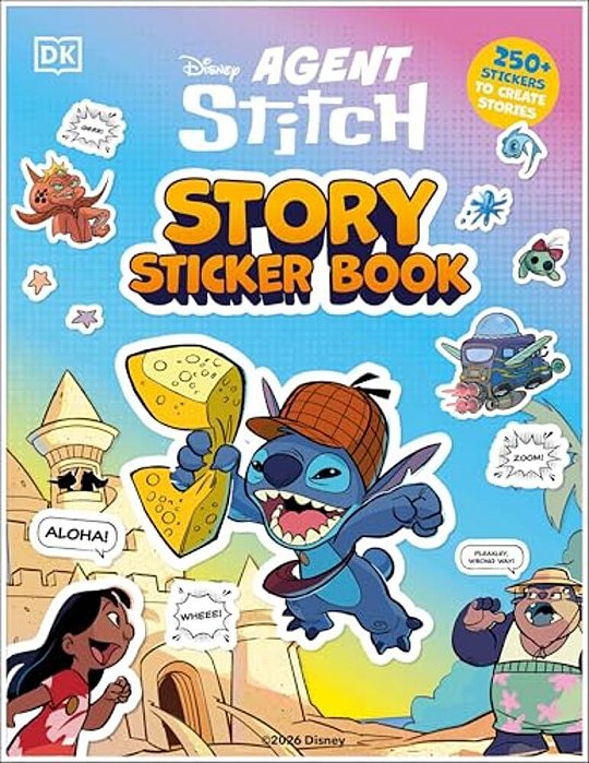 Disney Stitch Story Sticker Book-..