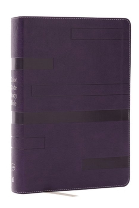Color Code Study Bible, Revealing God's Truth Color By Color (Kjv, Purple Leathersoft, Red Letter)-..