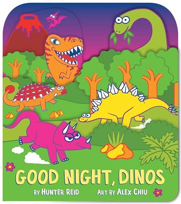 Good Night, Dinos (A Shaped Bedtime Novelty Board Book For Toddlers)-..