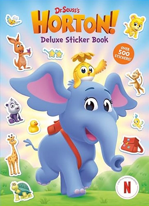 Dr. Seuss's Horton! Deluxe Sticker Book: A Sticker And Activity Book For Kids-..