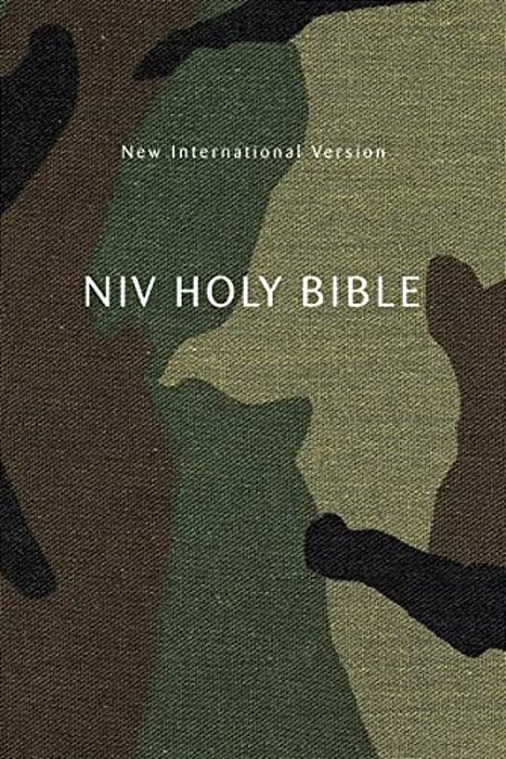 Niv, Holy Bible, Compact, Paperback, Woodland Camo, Comfort Print-..