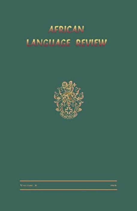 African Language Review-..