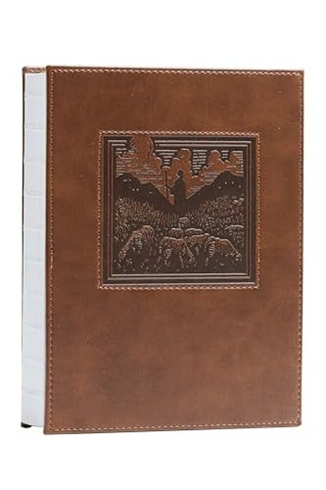 Nkjv New Testament, Tracing Edition: Engaging The Scripture Word By Word (Brown Leathersoft Over Board)-..