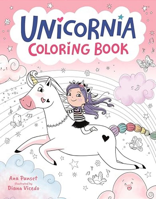 Unicornia Coloring Book-..