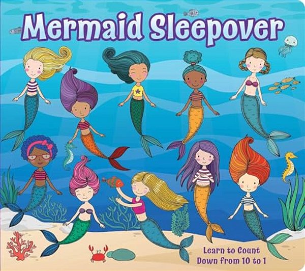 Mermaid Sleepover: Count Down From 10 With Disappearing Mermaids-..