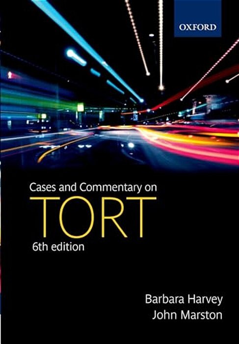 Cases & Commentary On Tort 6E P-..