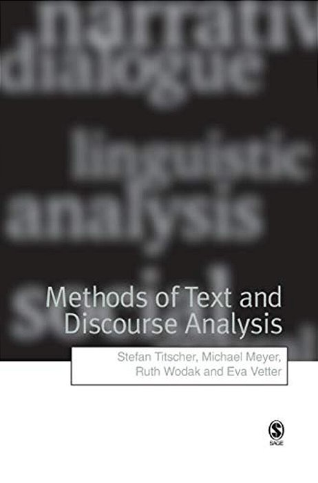 Methods Of Text And Discourse Analysis: In Search Of Meaning-..