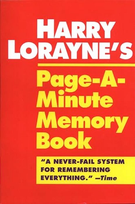 Harry Lorayne's Page-A-minute Memory Book-..